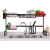 Import 65 cm High Quality kichen sink vegetable dish utensils racks stainless steel paint kitchen rack from China