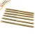 Import 7 inch hexagonal shape gold pencil with custom logo printing,standard HB pencil. from China