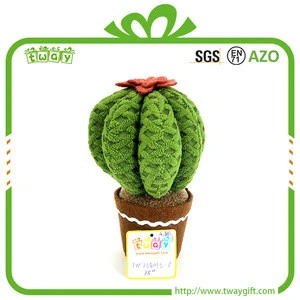 7.5" Customized indoor cactus fabric decorative artificial plant arts and craft decoration home decor made in China