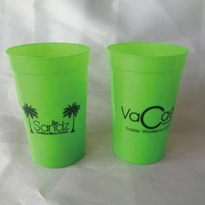 8 12 16 22 oz  PP Plastic Drinking Tumbler Stadium Cup Party Drink Cup