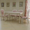 A1501 europe royal rectangle dining room table living room l shaped 6 seater set hotel dining table