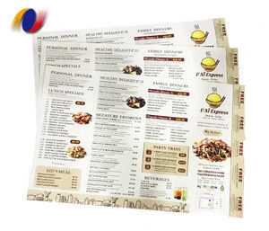 A3 printing paper advertising folded flyer/leaflet poster