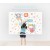 Import Adhesive Backing Magnetic Whiteboard White Board Sticker For Kids Room from China