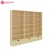 Import adjustable stationery store wood display rack hot sale 6 layers supermarket shelves for retail stationery and book display stand from China