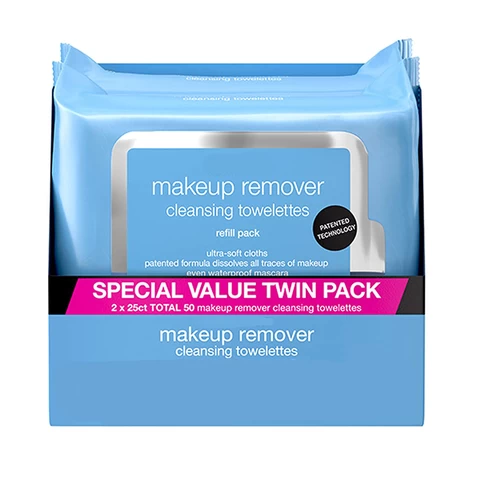 Alcohol-free formula Cleansing Face makeup remover wipes no heavy residue makeup remover cleansing towelettes
