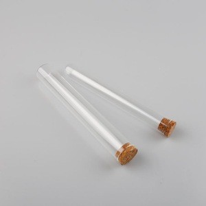 All Kinds Clear Round Glass Test Tube with Cork Lid