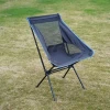 ALOCS  Comfortable camping custom ergonomic double foldable folding aluminium beach chair