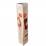 Aluminized plastic zippered bag