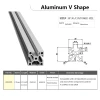aluminum alloy 6063 t5 3030 v slot extruded aluminum profile for cnc industrial accessory