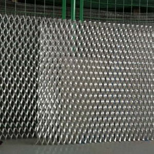 Aluminum diamond shape wire mesh raised expanded metal