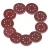 Import aluminum oxide red abrasive sanding disc with holes from China