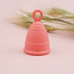 Amazon Hot Personalised New Ring Menstrual Cup Period Silicone Medical Grade Menstrual Cup