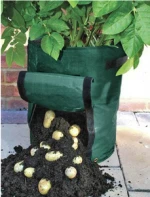 Amazon hot sell Plastic potato grow bags for homegarden