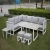 Import American style commerical outdoor furniture aluminum  garden sectional sofa set from China factory from China