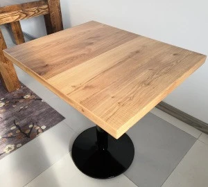 antique oak veneer table top/commercial grade restaurant table top