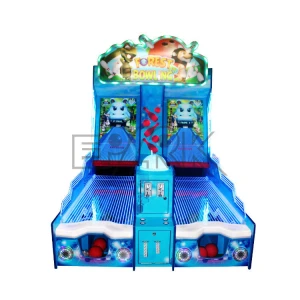 Arcade Simulator Kids Promotional Indoor Coin Operated Amusement Arcade mini Balls Child Bowling Game Machine