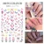 Import Art Decals Sticker Butterfly Decorations Miss Colour R Series Butterfly Nail Stickers from China