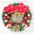 Import Artificial Personalized Christmas Door Wreaths All Seasons Floral Wreath Deco Mesh Rolls Wreath Decorative from China