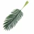Import Artificial plastic glued green leaf arrangement artificial palm tree leaves palm leaves artificial from China