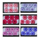 artificial wholesale fresh cut flower blue stabilized preserved rose flower head