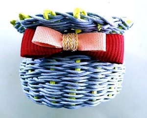 Asun paper 1-6mm raffia yarn  colored DIY hand knitting macrame cotton paper rope Chinese knot