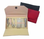 Attractive Blue Color Pouch Personalized Manicure Set