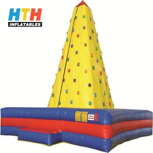 Attractive physical training inflatable indoor rock climbing wall