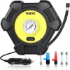 Auto Tyre Inflator Portable Tire Pump with Gauge 12V DC Air Compressor for Car Bicycle Motorcycle Digital Car Tyre Pump