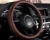 Import AUTOHIGH leather shining mesh carbon fiber steering wheel cover from China