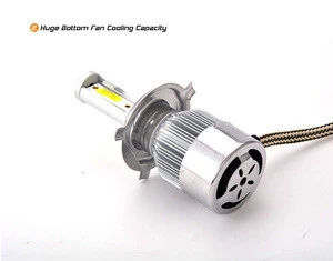 Auto+Lighting+System Factory Direct Sales H4 h7 h11 9005 9006 36W 3800LM 6000K Pure White car C6 Led Headlight Bulb