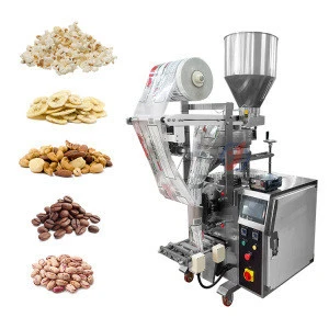 Automatic snack popcorn cashew nuts seeds coffee beans peanut small grain packing machine