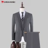 Autumn Mens Slim Fit Suit Simple Self-Cultivation Two-Button Fashion Men Wedding Suit Vest Spot MenS Top