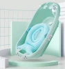 Baby Shower Portable Air Cushion Bed Bath Pad Non-Slip Bathtub Mat Safety Seat For NewBorn Infant Bath Support