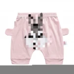 Baby summer pure cotton men and women baby casual loose-fitting outer pants