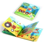 Baby Toys Bath Books Bathroom Waterproof Baby Water Bath Book Toy Animal Early Learning Educational Toy for Kids