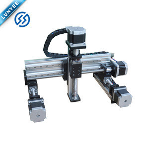 Buy Ball Screw Linear Guide Rail Xyz Motorized Stage Table Robotic Arm ...