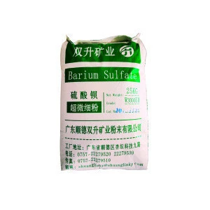 Barium sulfate detectable thread barium powder barite price per ton
