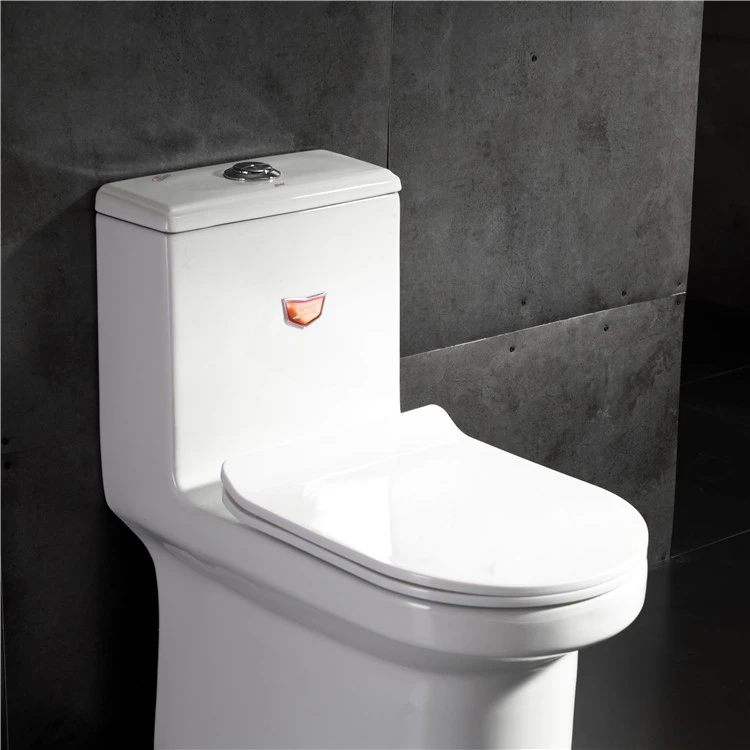 Bathroom Ceramic Dual Flush Closestool WC Toilet with Tank