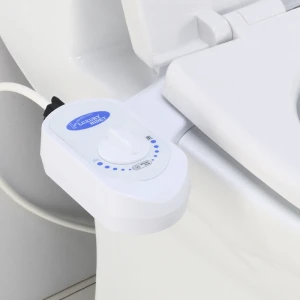 Bathroom Self Cleaning Nozzle Fresh Water Non-Electric Mechanical Bidet Toilet Attachment