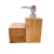 Import beautiful bamboo and ceramic over sink bath set Wholesale Simply Bath Accessory Ceramic Bamboo Lotion Dispenser from China