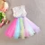 Import Beautiful girls picture kids clothing colorful frocks designs gauze dresses from China