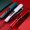 beauty care hot iron comb hair straightener curler flat iron mini portable wireless hair straightener