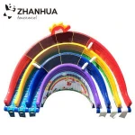 Best price summer water play equipment and water park games slide city with inflatable pool for adult