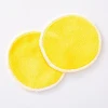 Best quality round bamboo cotton reusable makeup remover pads washable facial cleaning pad with laundry bag
