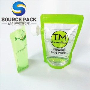 Best Quality Squeeze Organic Food Packing Bpa Free Custom Brand Baby Food Packaging Spout Pouches