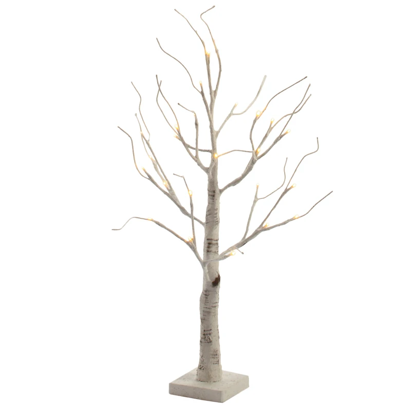 Best sale new fashion artificial birch tree christmas lights  leds tree light for decoration