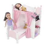 Best Selling Cute Wooden Mini Furniture Toys Wooden Doll Bed Wooden Bed For Doll