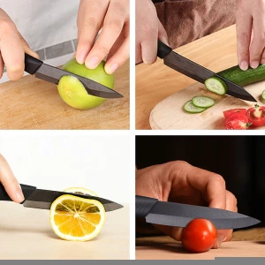 Best selling products 2020 inMade in china superior quality 3 inches incisive black ceramic cutter chef kitchen knives
