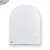 Import Big D shape PP soft close universal toilet seat with stainless steel hinge TWTS8110 from China