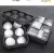 Import Big Novelty Round Rose Ice Ball Maker Mold Holes Silicone Ice Cube Tray Large With Lid And Bin from China